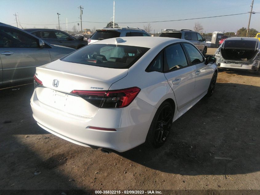 2022 HONDA CIVIC SEDAN SPORT VIN: 2HGFE2F50NH597469