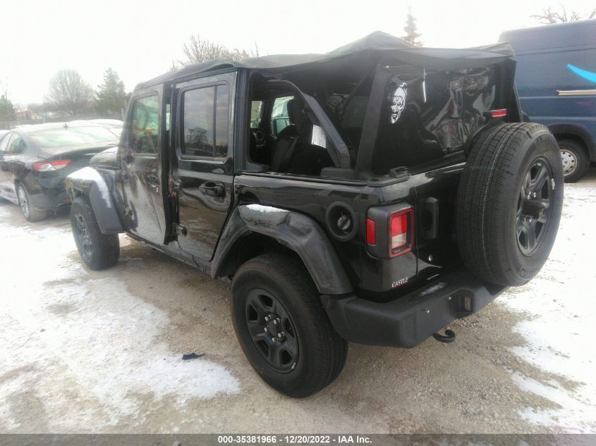 2023 JEEP WRANGLER SPORT VIN: 1C4HJXDN4PW531546