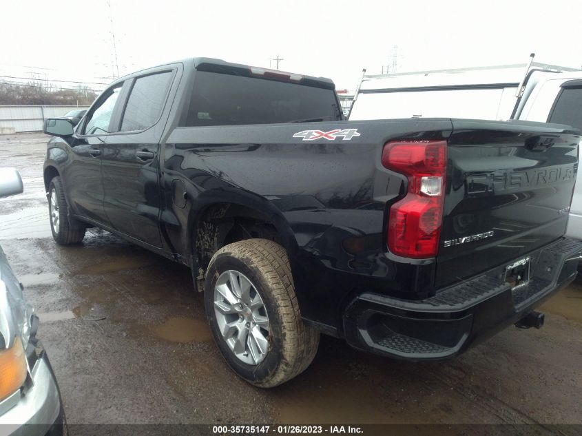 2022 CHEVROLET SILVERADO 1500 CUSTOM VIN: 1GCPDBEK4NZ640790