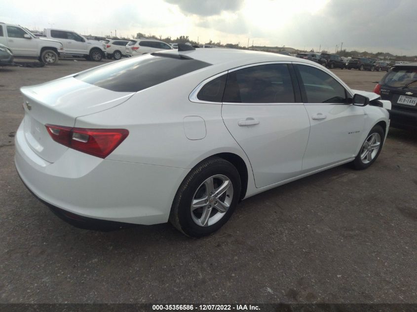 2022 CHEVROLET MALIBU LS VIN: 1G1ZB5ST0NF187548