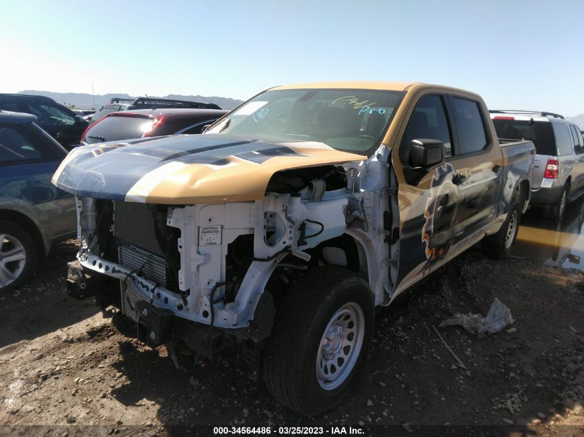 2022 CHEVROLET SILVERADO 1500 LTD WORK TRUCK VIN: 3GCPWAEK0NG198000