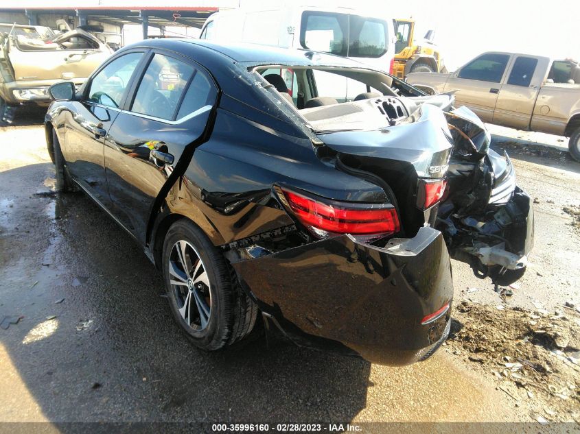 2022 NISSAN SENTRA SV VIN: 3N1AB8CV3NY249719