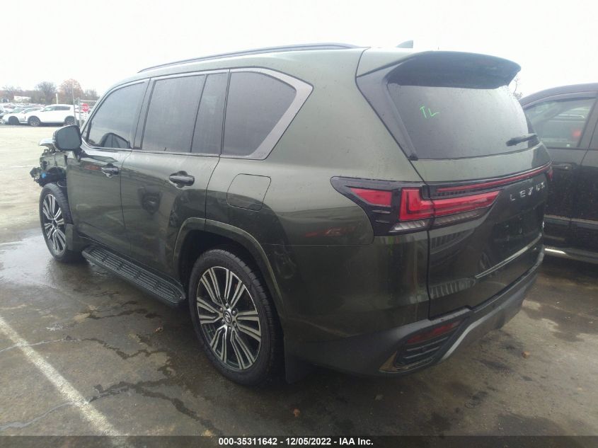 2022 LEXUS LX LX 600 LUXURY VIN: JTJGB7CXXN4006380