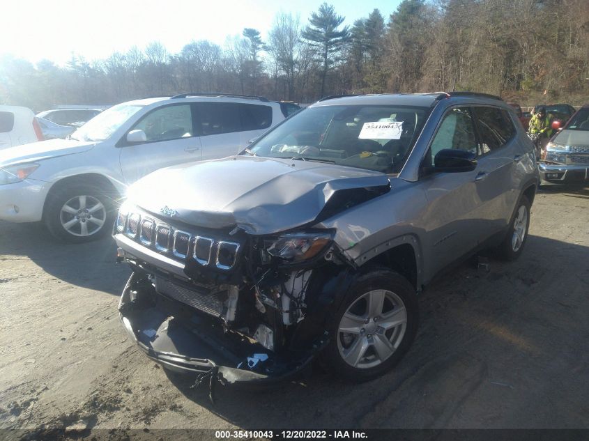 2022 JEEP COMPASS LATITUDE VIN: 3C4NJDBBXNT173124