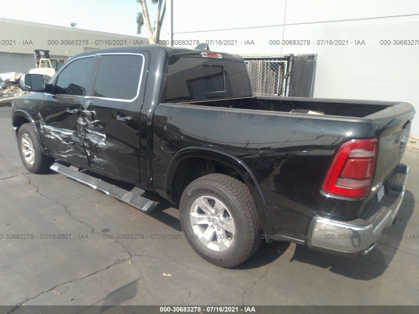 2021 RAM 1500 LARAMIE VIN: 1C6RREJT3MN610056