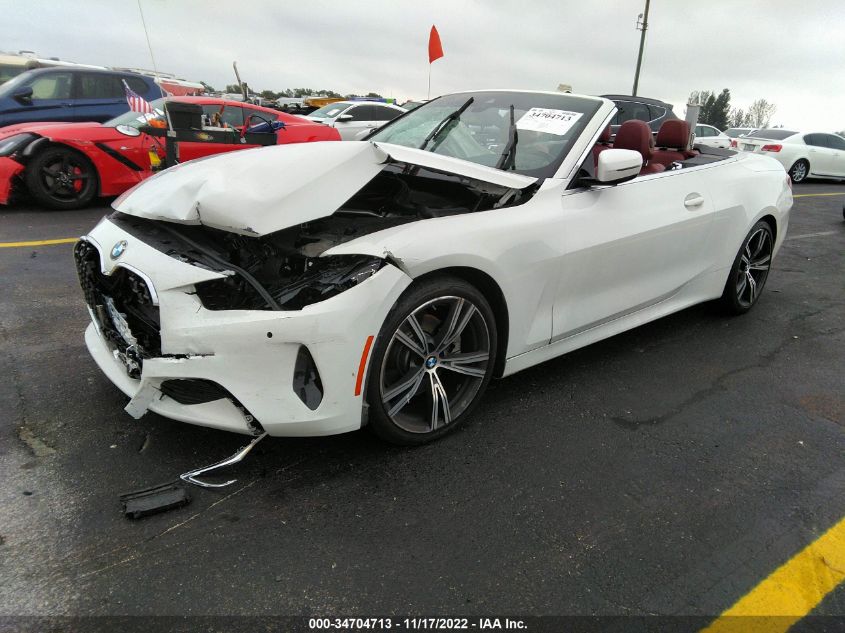 2021 BMW 4 SERIES 430I VIN: WBA23AT04MCG90664