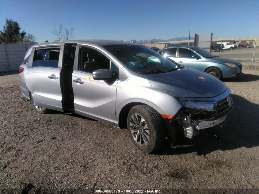 2022 HONDA ODYSSEY EX-L VIN: 5FNRL6H74NB060360