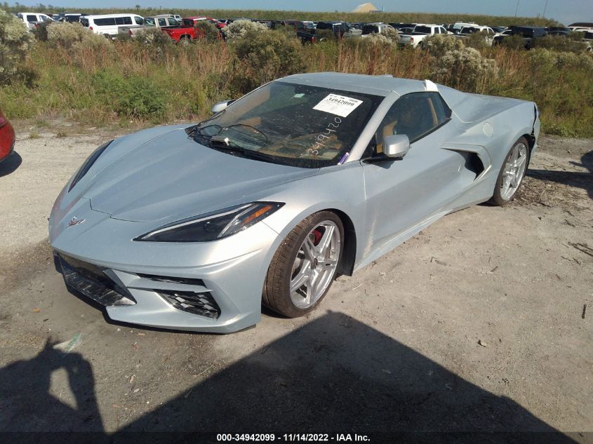 2021 CHEVROLET CORVETTE 3LT VIN: 1G1YC3D42M5117234