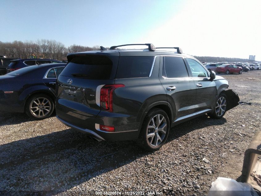 2022 HYUNDAI PALISADE SEL VIN: KM8R4DHE7NU468287