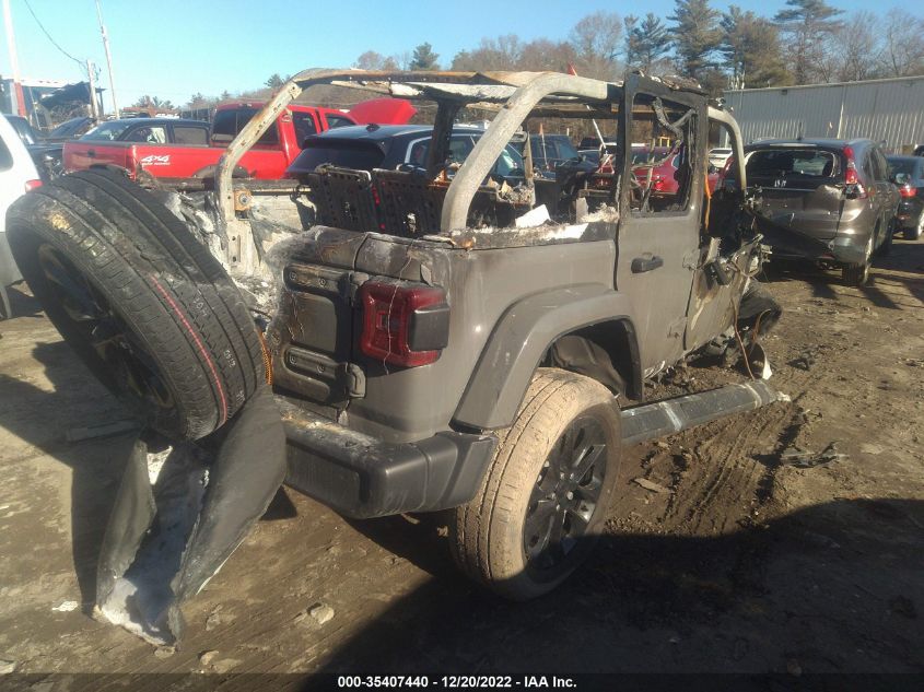 2021 JEEP WRANGLER 4XE UNLIMITED SAHARA VIN: 1C4JJXP64MW738763
