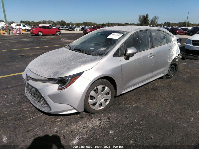 2022 TOYOTA COROLLA LE VIN: JTDEPMAE0NJ218587