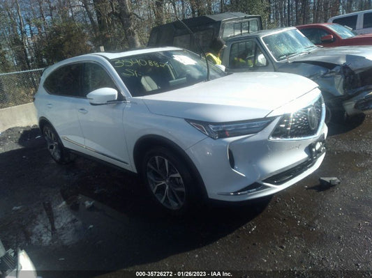 2022 ACURA MDX W/TECHNOLOGY PACKAGE VIN: 5J8YE1H4XNL051109