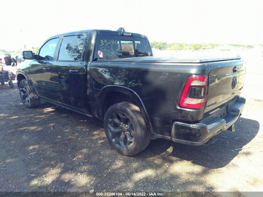 2021 RAM 1500 LIMITED VIN: 1C6SRFHTXMN550337