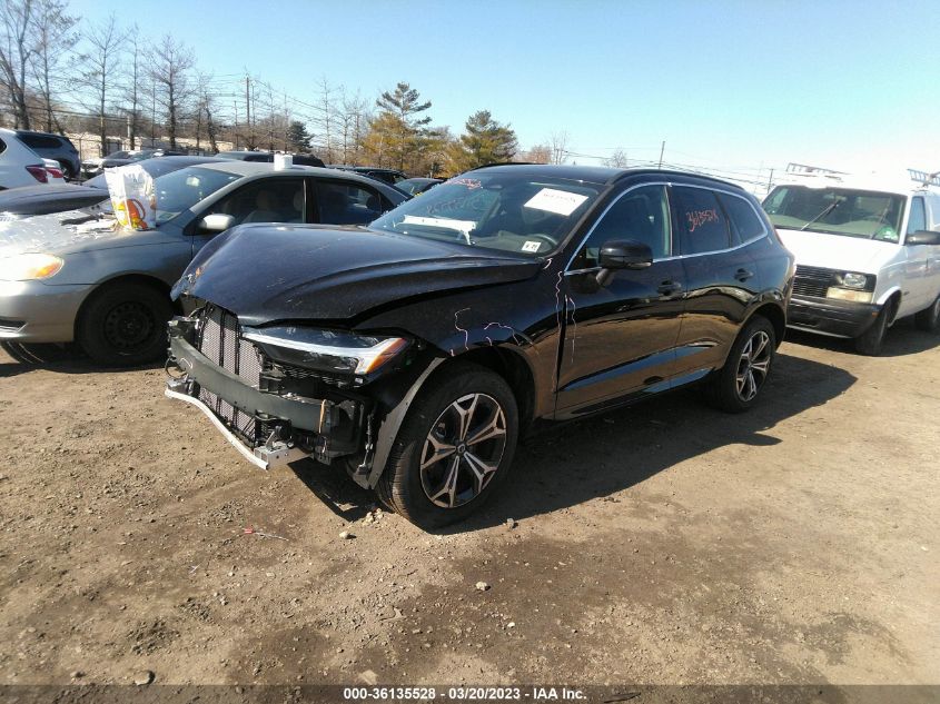 2022 VOLVO XC60 MOMENTUM VIN: YV4L12RK6N1088741