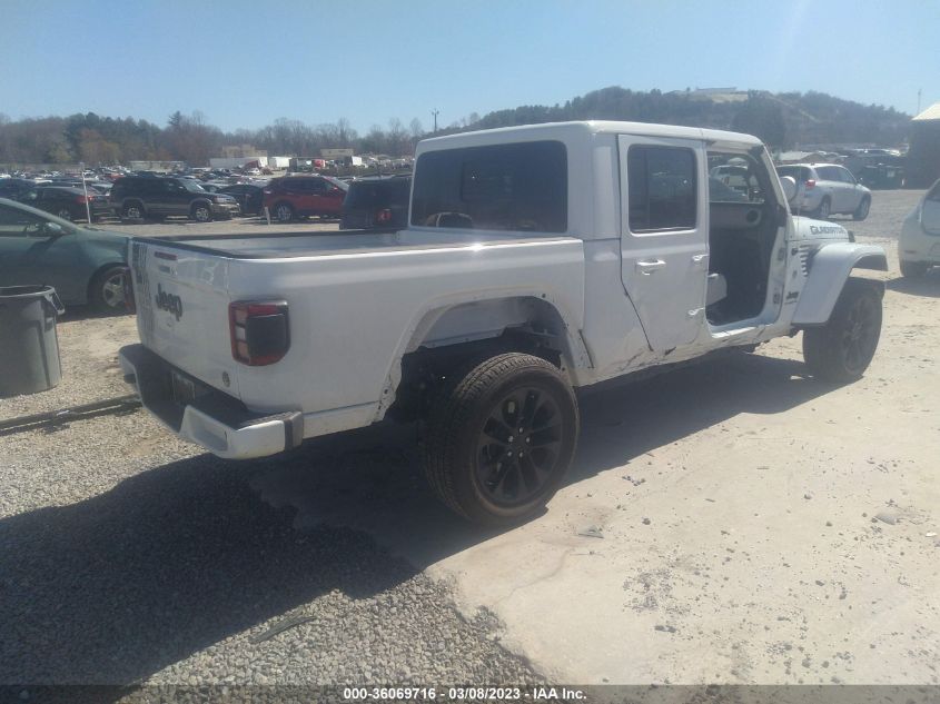 2022 JEEP GLADIATOR HIGH ALTITUDE VIN: 1C6HJTFG6NL135180