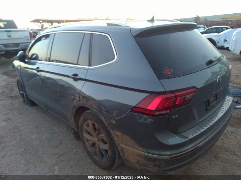 2022 VOLKSWAGEN TIGUAN SE VIN: 3VV3B7AX0NM049216