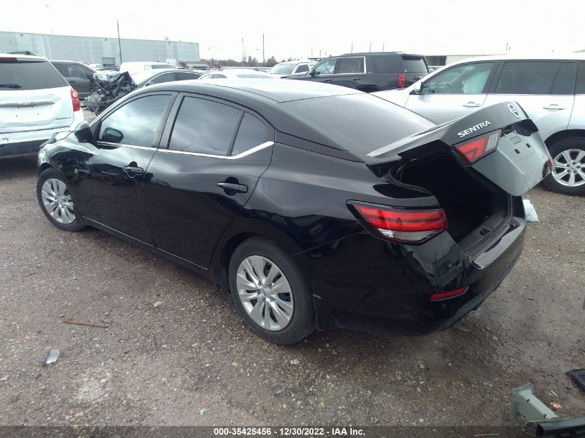 2020 NISSAN SENTRA S VIN: 3N1AB8BV3LY243675