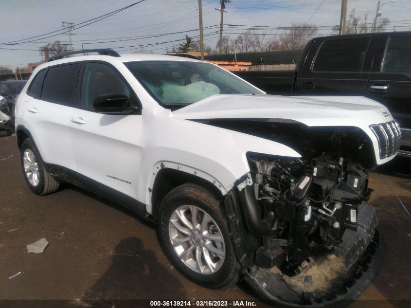 2022 JEEP CHEROKEE LATITUDE LUX VIN: 1C4PJMMXXND542989