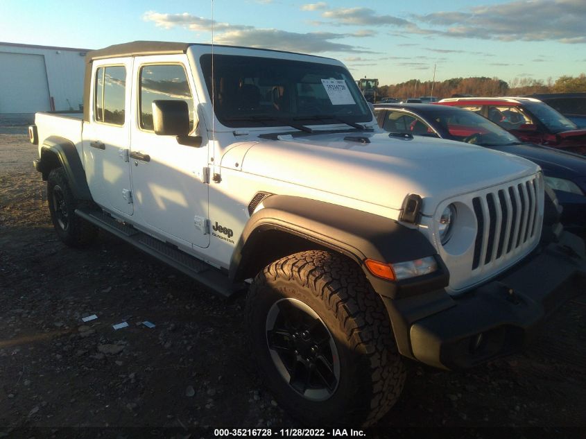 2020 JEEP GLADIATOR SPORT S VIN: 1C6JJTAG8LL123327