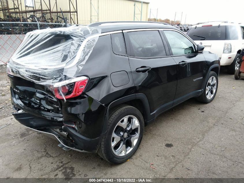 2020 JEEP COMPASS LIMITED VIN: 3C4NJDCB4LT160316