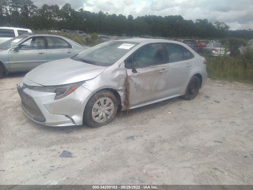 2021 TOYOTA COROLLA L VIN: 5YFDPMAE7MP165019