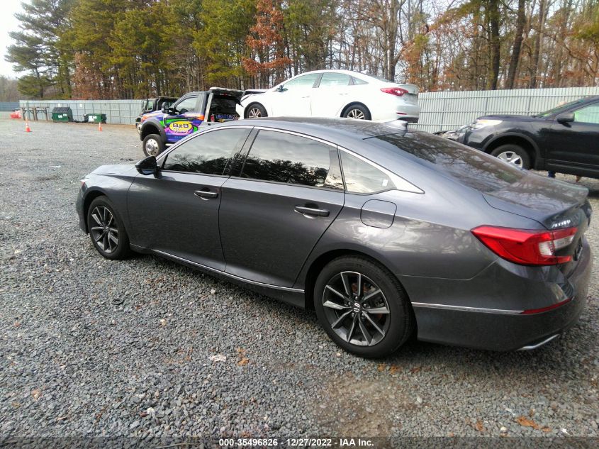 2022 HONDA ACCORD SEDAN EX-L VIN: 1HGCV1F56NA060343