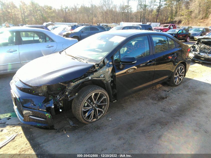 2022 TOYOTA COROLLA SE/SE NIGHTSHADE/APEX SE VIN: 5YFS4MCE4NP127116