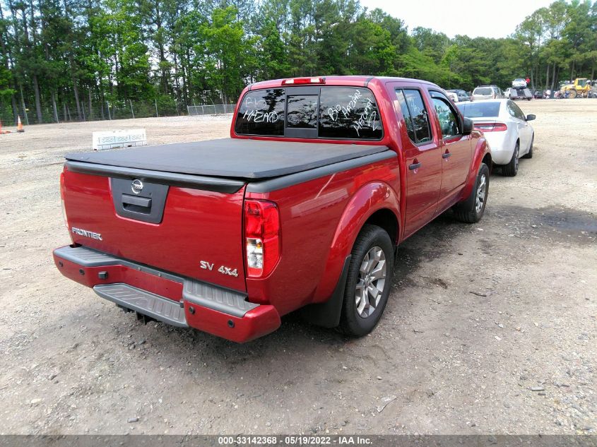 2020 NISSAN FRONTIER SV VIN: 1N6ED0EBXLN709706