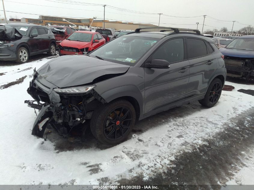 2021 HYUNDAI KONA NIGHT VIN: KM8K6CA58MU714021