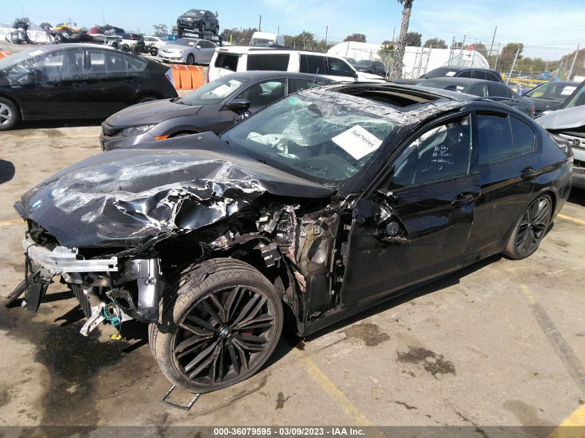 2022 BMW 5 SERIES M550I XDRIVE VIN: WBA13BK02NCJ30630