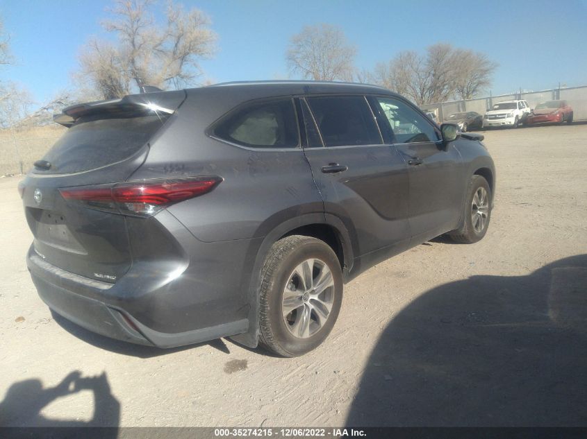 2021 TOYOTA HIGHLANDER XLE VIN: 5TDGZRBH1MS143506