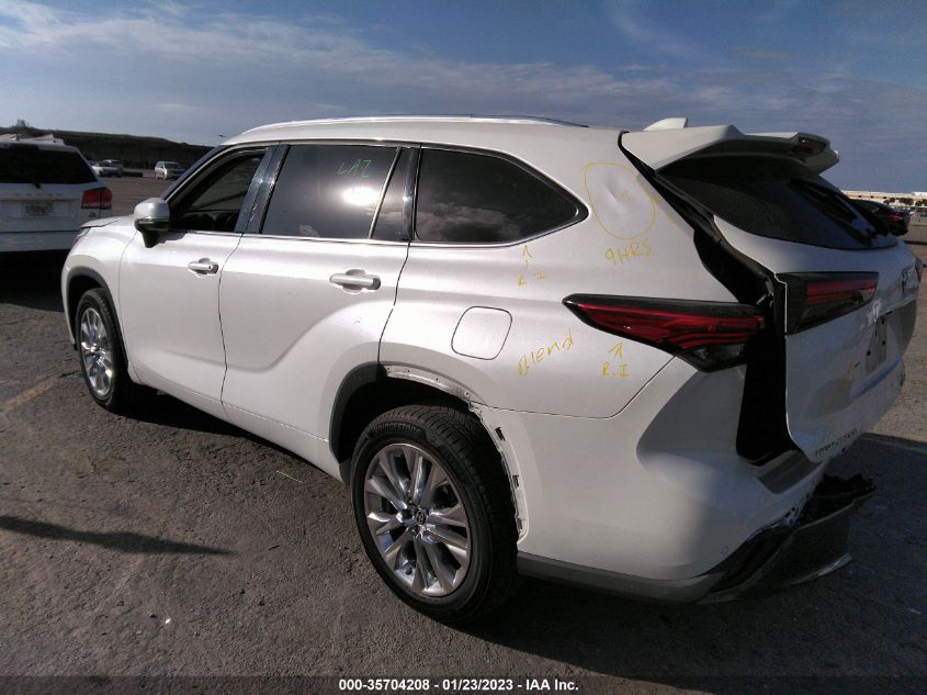 2021 TOYOTA HIGHLANDER LIMITED/PLATINUM VIN: 5TDYZRAHXMS529962