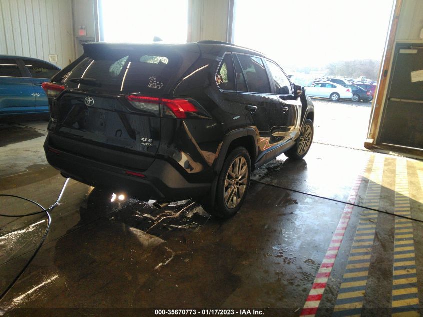 2022 TOYOTA RAV4 XLE PREMIUM VIN: 2T3A1RFV9NW291240