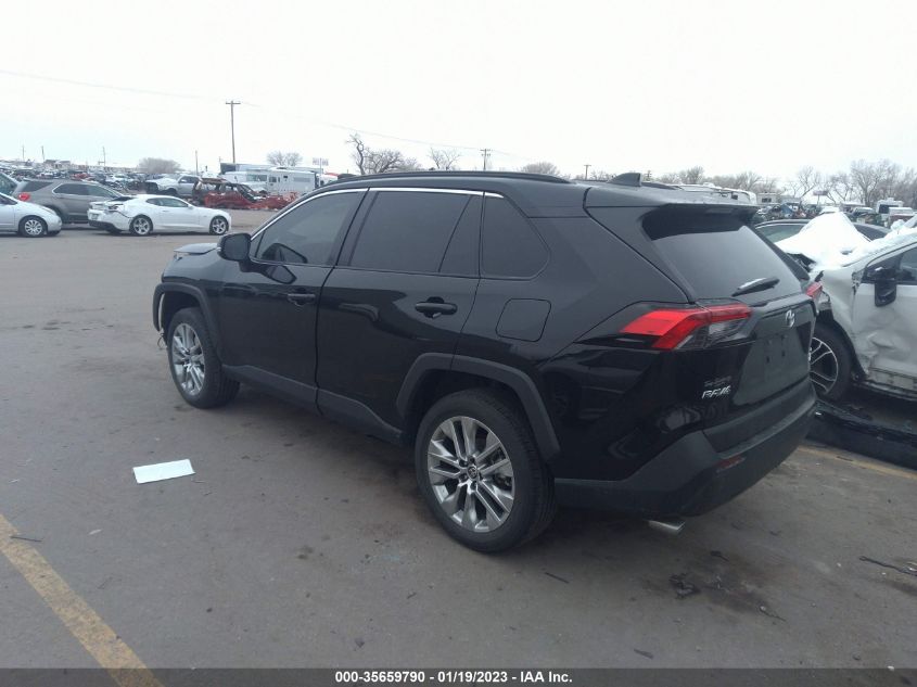 2021 TOYOTA RAV4 XLE PREMIUM VIN: 2T3A1RFV6MC184663