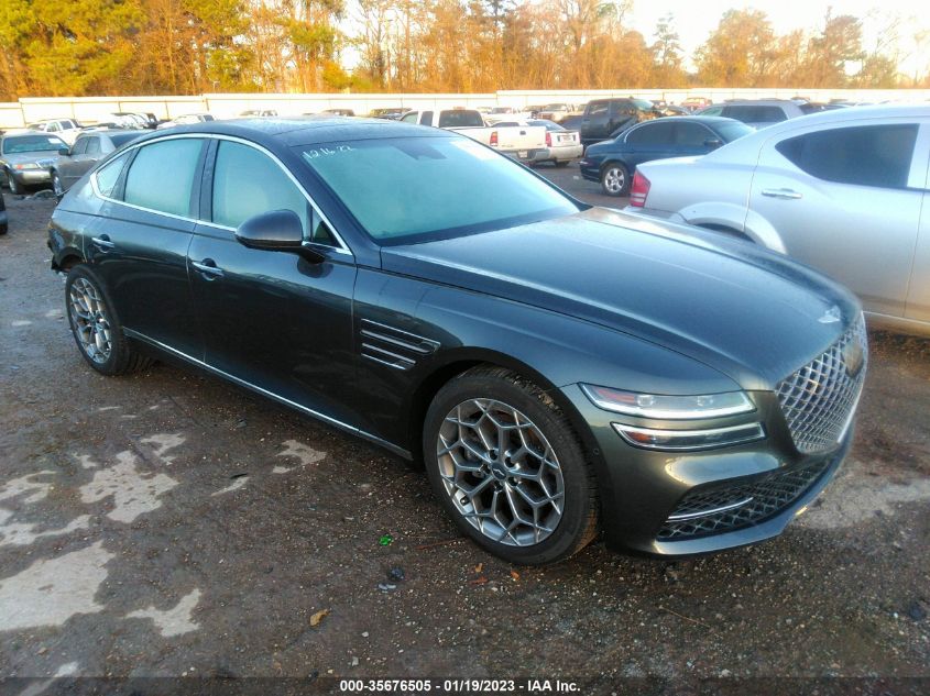 2022 GENESIS G80 2.5T VIN: KMTGB4SC1NU139563
