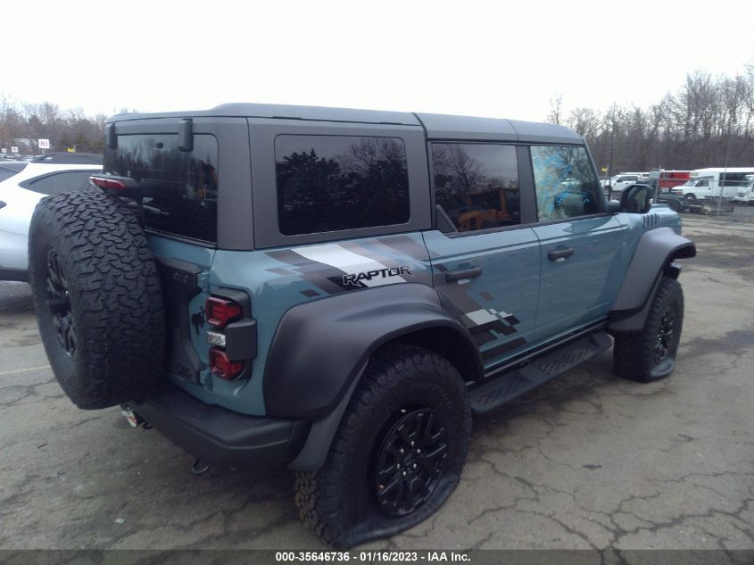 2022 FORD BRONCO RAPTOR VIN: 1FMEE5JRXNLA52058