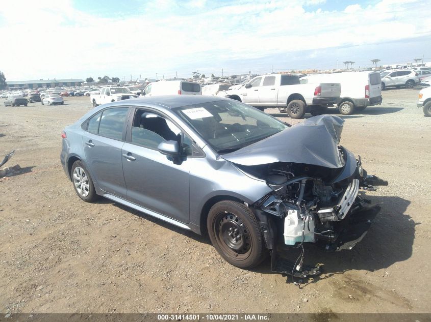 2021 TOYOTA COROLLA LE VIN: 5YFEPMAE1MP172956