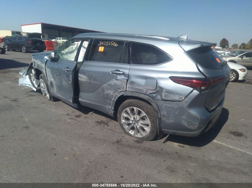 2021 TOYOTA HIGHLANDER LIMITED/PLATINUM VIN: 5TDDZRBH8MS083162