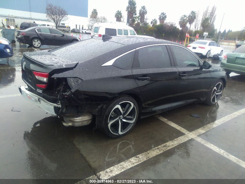 2022 HONDA ACCORD SEDAN SPORT SE VIN: 1HGCV1F46NA081314