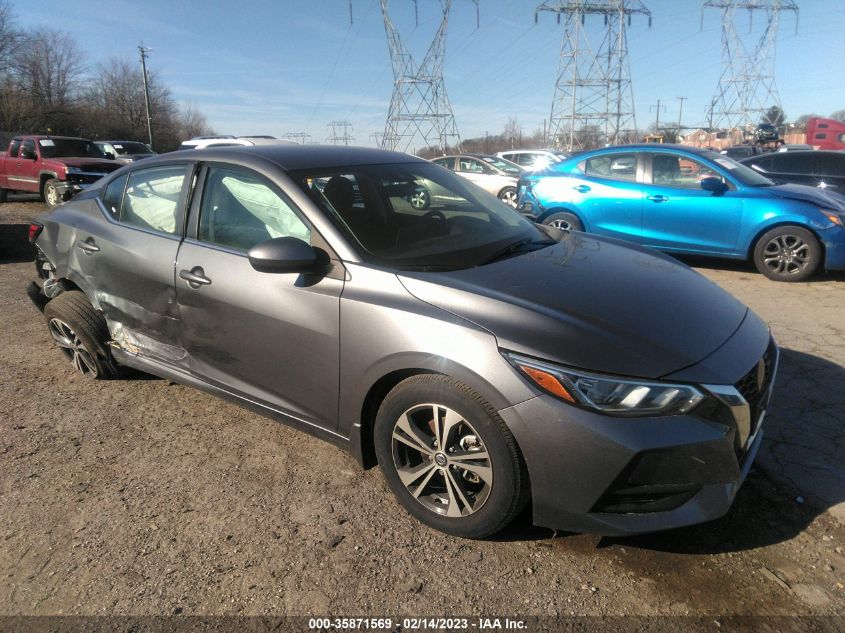 2022 NISSAN SENTRA SV VIN: 3N1AB8CV2NY211110