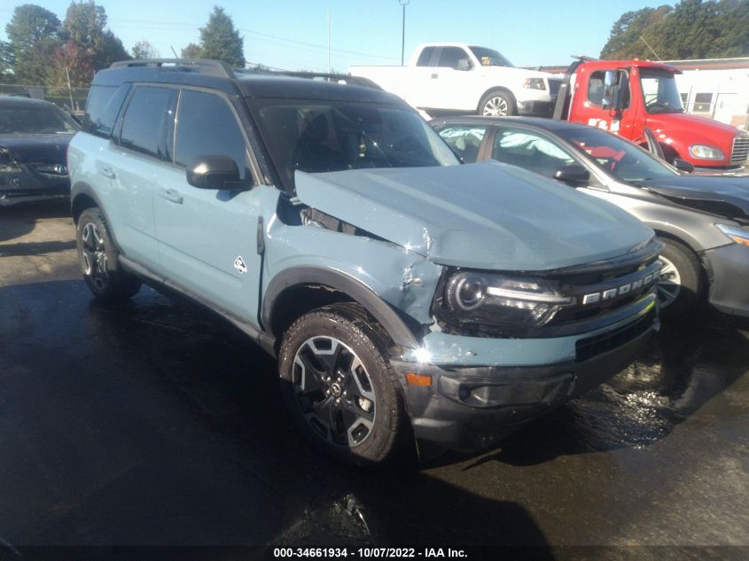 2021 FORD BRONCO SPORT OUTER BANKS VIN: 3FMCR9C69MRA14357
