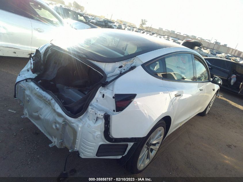 2022 TESLA MODEL 3 VIN: 5YJ3E1EA6NF302942