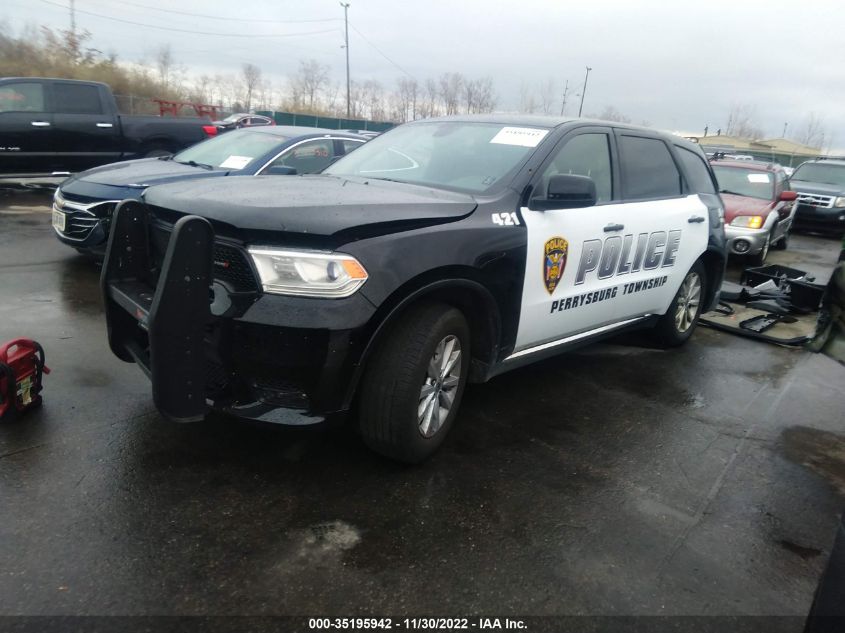 2020 DODGE DURANGO PURSUIT VIN: 1C4SDJFT4LC381746