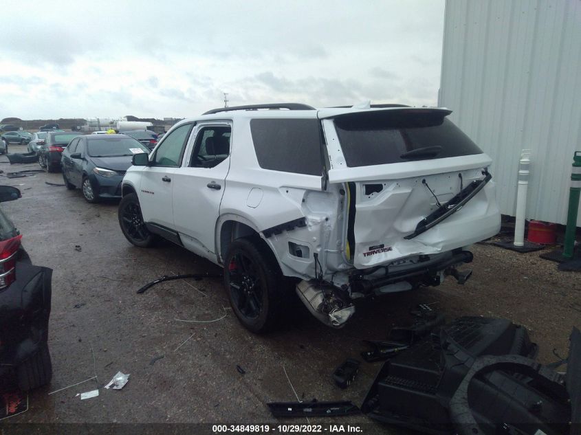 2022 CHEVROLET TRAVERSE PREMIER VIN: 1GNERKKW7NJ105832