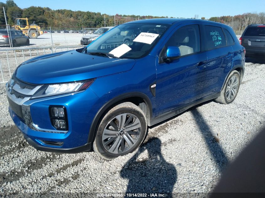2021 MITSUBISHI OUTLANDER SPORT ES/LE/BE/S VIN: JA4APUAU5MU002411