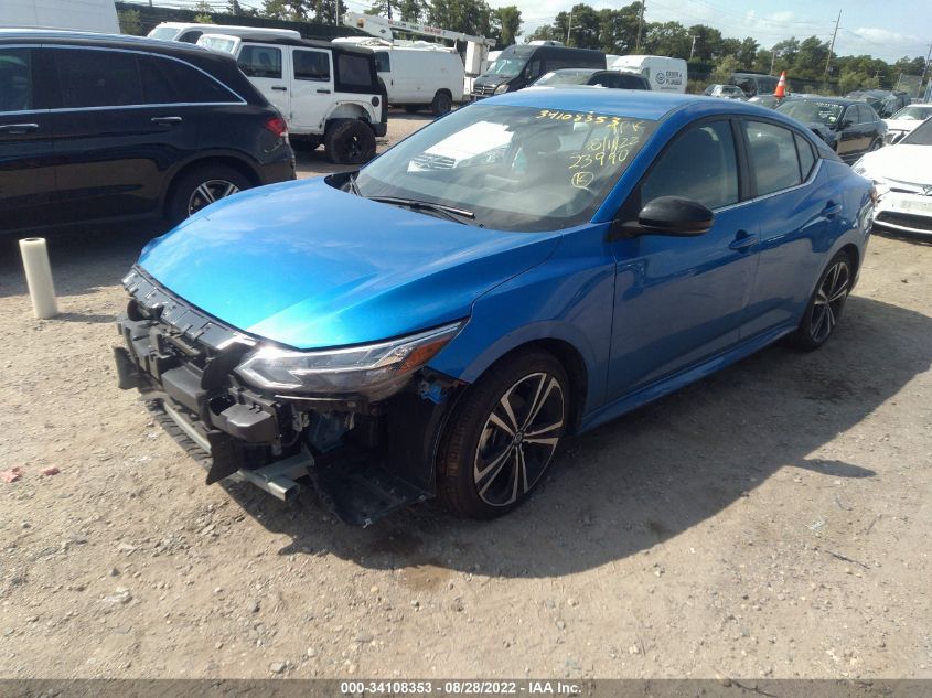 2021 NISSAN SENTRA SR VIN: 3N1AB8DV8MY323990