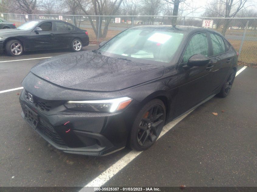 2022 HONDA CIVIC HATCHBACK SPORT VIN: 19XFL2H84NE002629