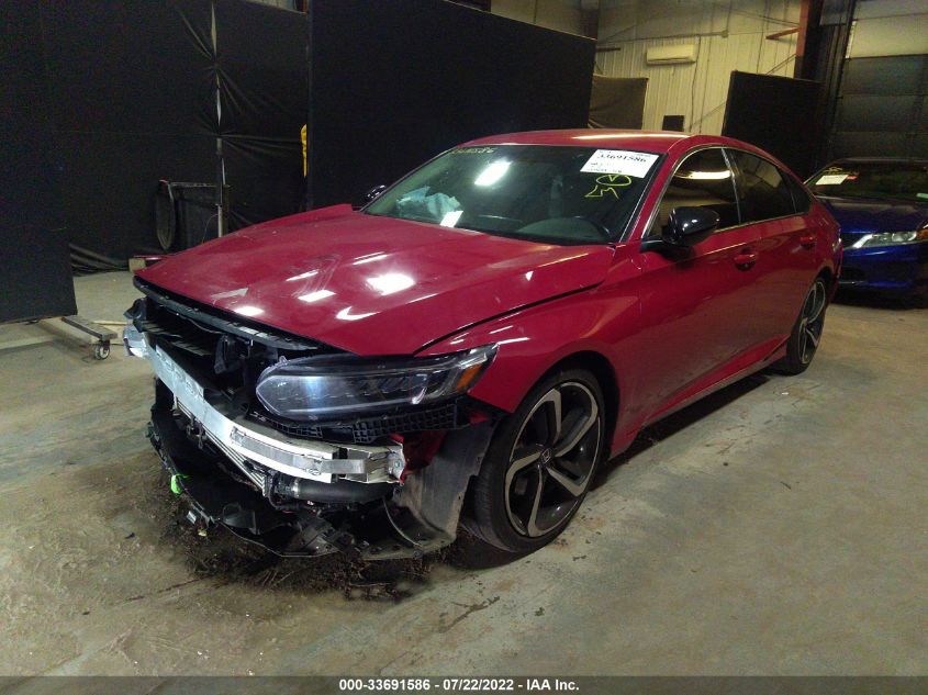 2021 HONDA ACCORD SEDAN SPORT SE VIN: 1HGCV1F44MA032188