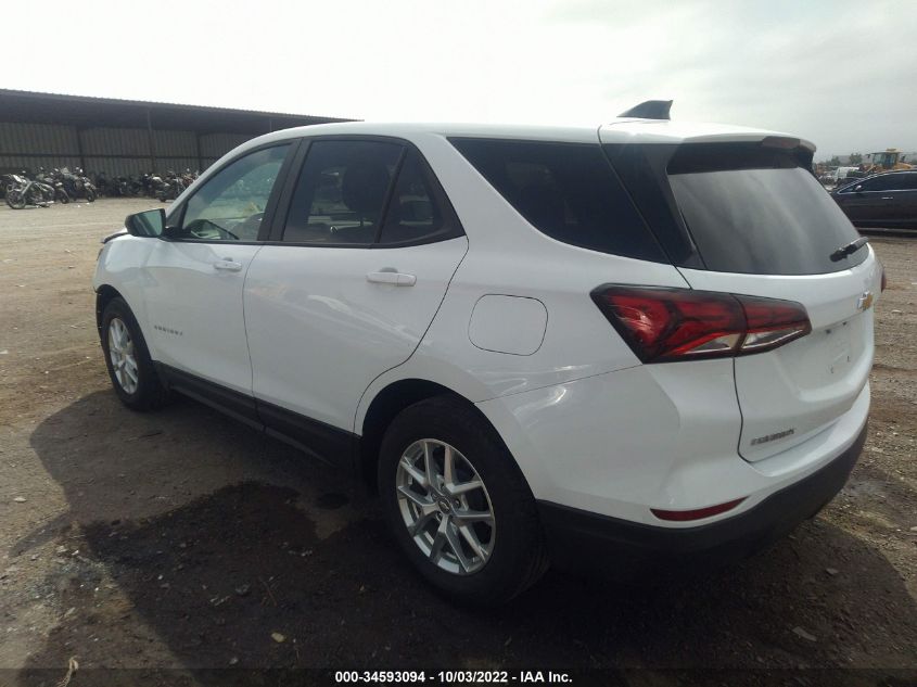 2022 CHEVROLET EQUINOX LS VIN: 3GNAXHEV0NS159465