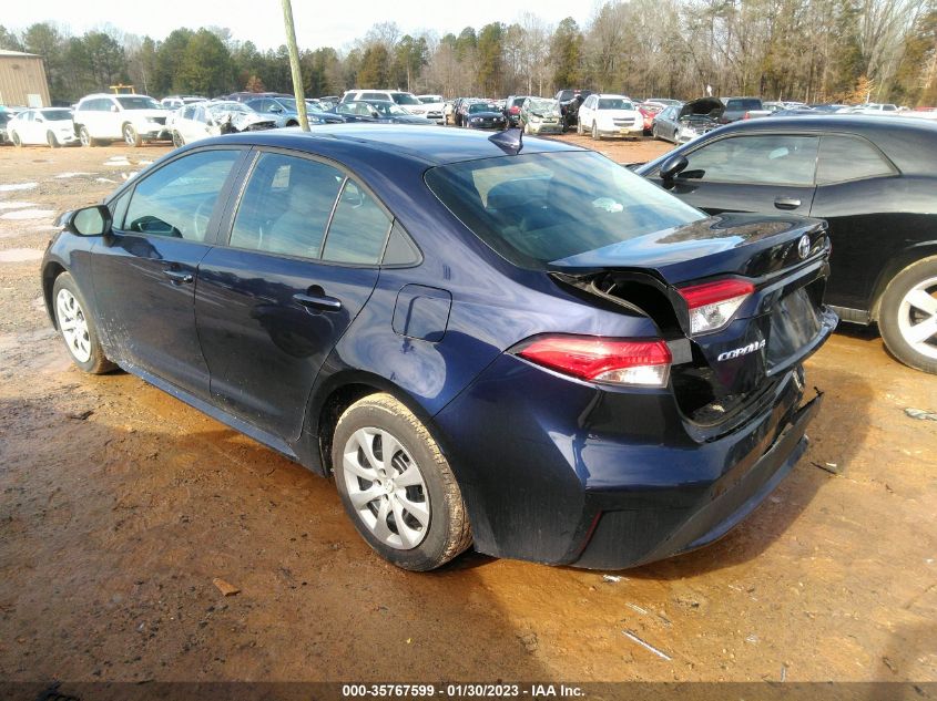 2022 TOYOTA COROLLA LE VIN: 5YFEPMAE9NP280341